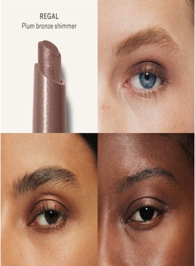 ILIA Eye Stylus Shadow Stick – Long-Lasting Cream Eyeshadow 1.5 g | Regal - shimmer plum bronze - Image 3