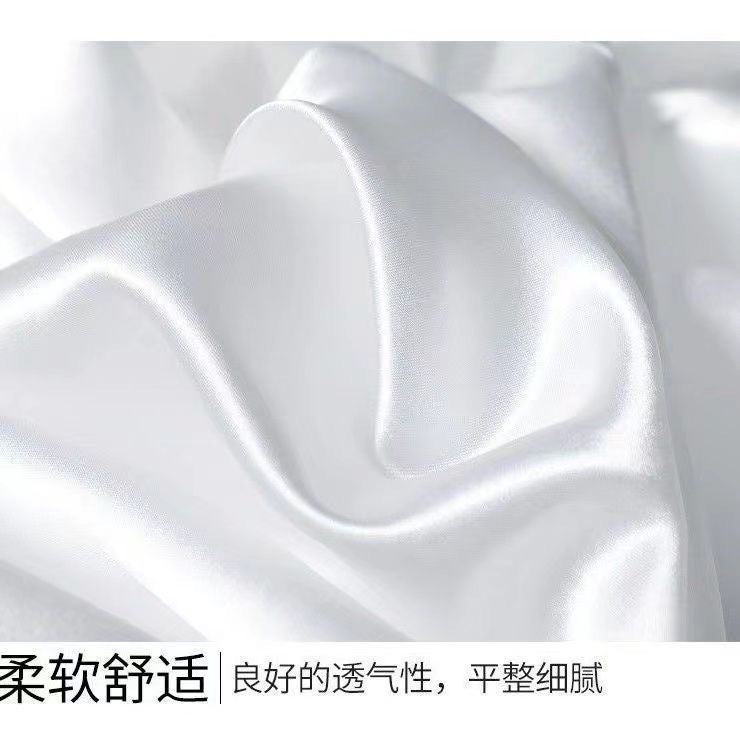 Solid Color Silk Pillowcase Mulberry Silk Bedding Pillowcase Satin Silk Pillowcase - Image 4