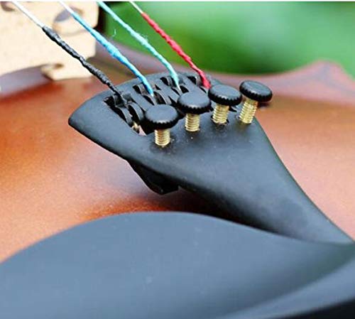Xiaoyztan Violin Tailpiece,1/4 Aluminum Alloy Violin Fine Tuners for Tailpiece with 4 Fine Tuners - Image 4