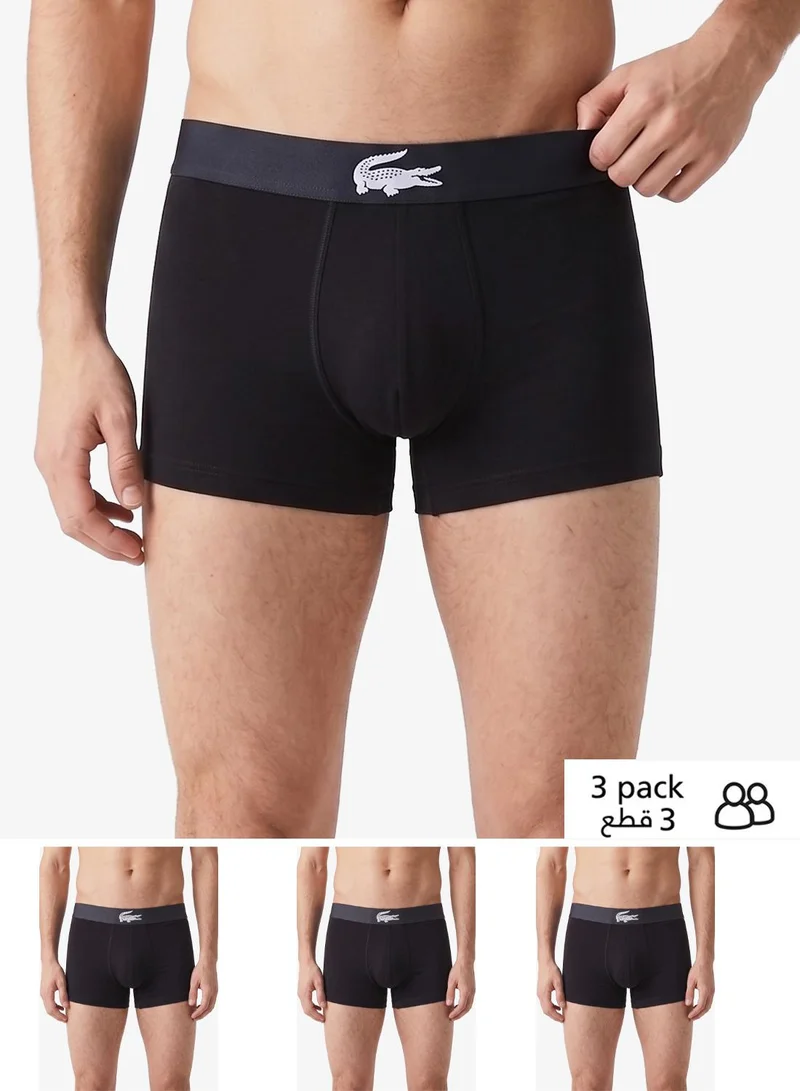لاكوست 3-Pack Logo Trunks