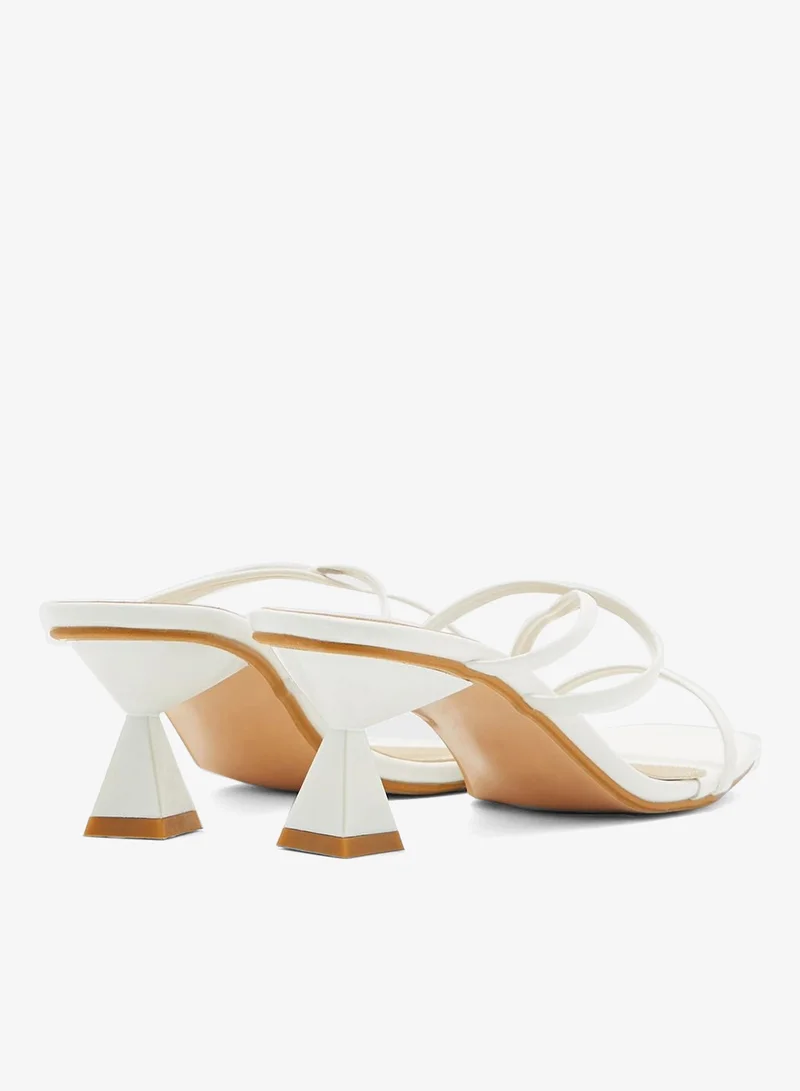 Ginger Flared Heel Strappy Sandal