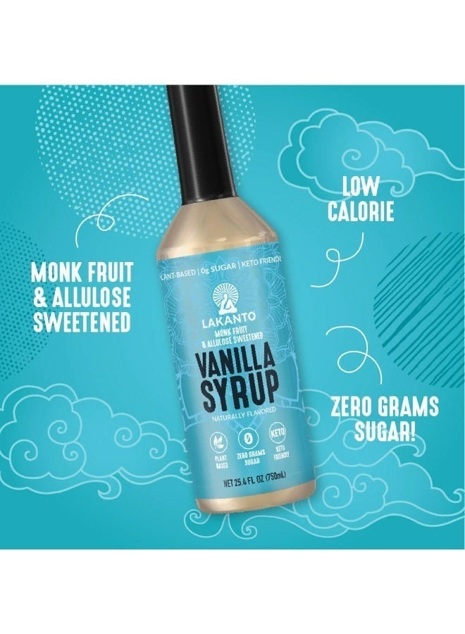 Lakanto, Vanilla Syrup, 25.4 fl oz (750 ml) - Image 2