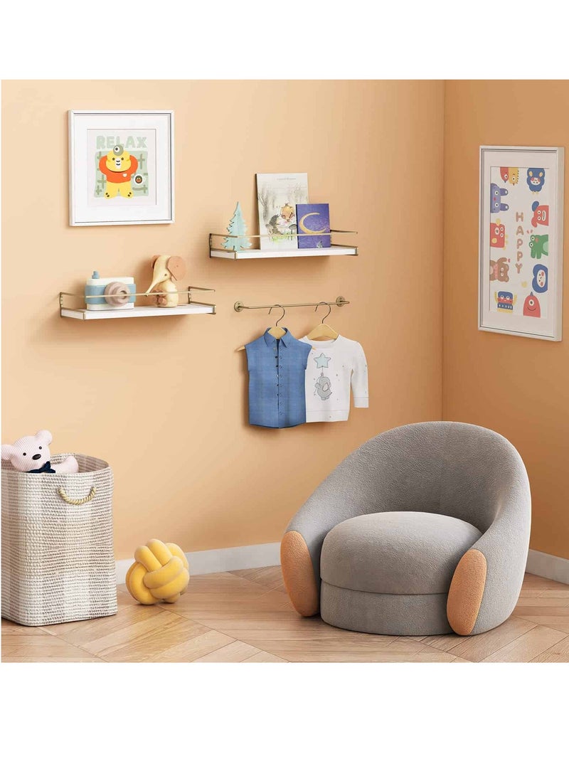 أنمي الحائط العائمة رفوف التخزين ، رف جدار رفوف العرض ، رفوف الحائط المنظم الجدار الديكور حامل ، ديكور المنزل الجرف لغرفة النوم ، غرفة المعيشة ، الحمام - Image 5