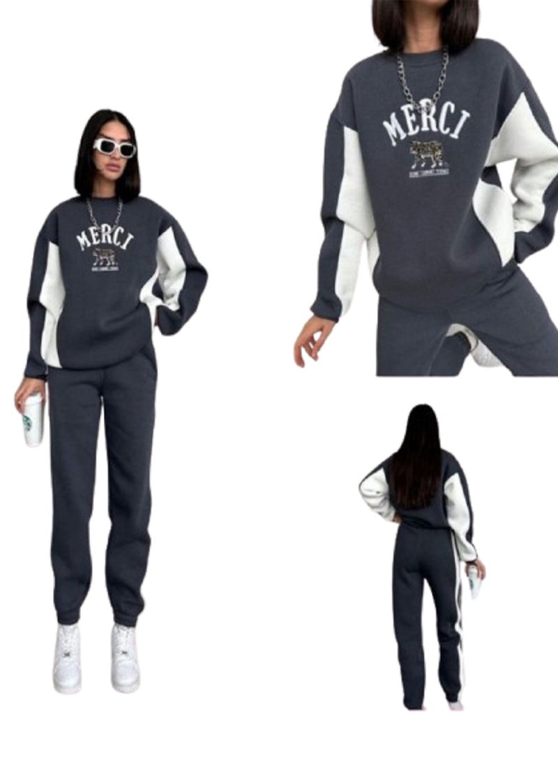 Black sports set with white accents featuring a modern and stylish design perfect  - Image 3