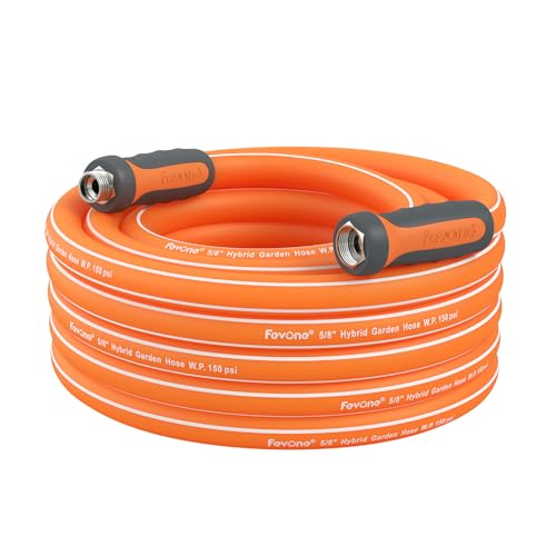 Fevone Garden Hose 35 ft., Lightweight Hybrid Water Hose, Flexible and Durable, Leak-Free Connections - Image 1