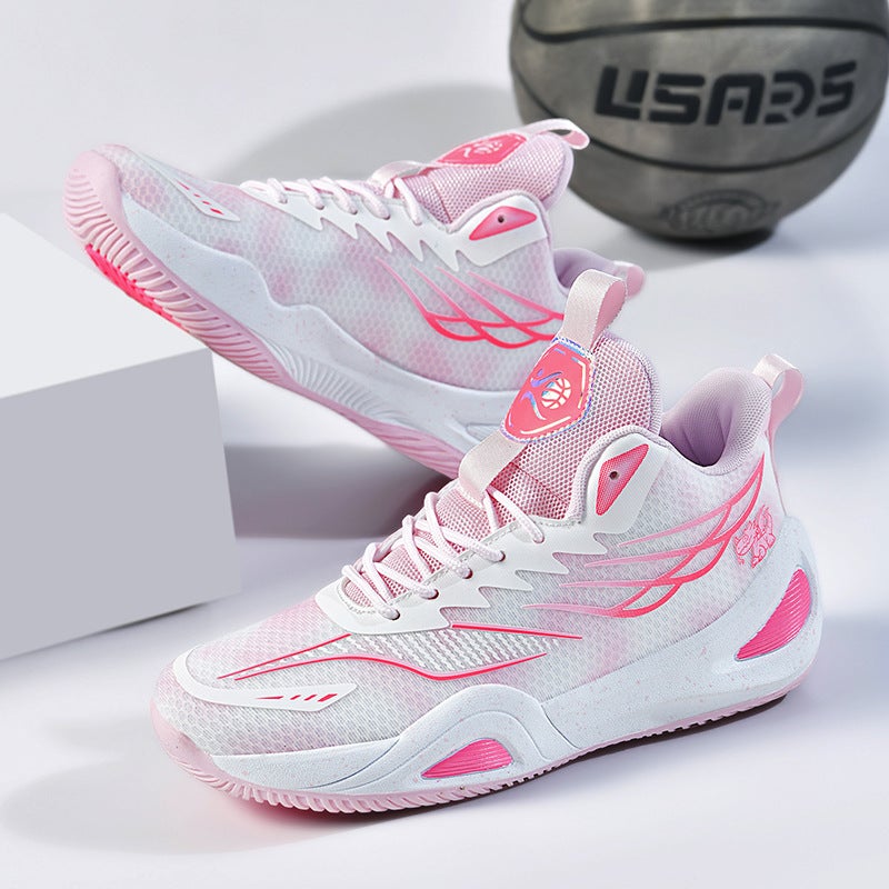 High-Top Mesh Basketball Shoes Men'S Combat Boots Cement Youth Sneaker Combat Training Shoes Children'S Shoes - Image 1