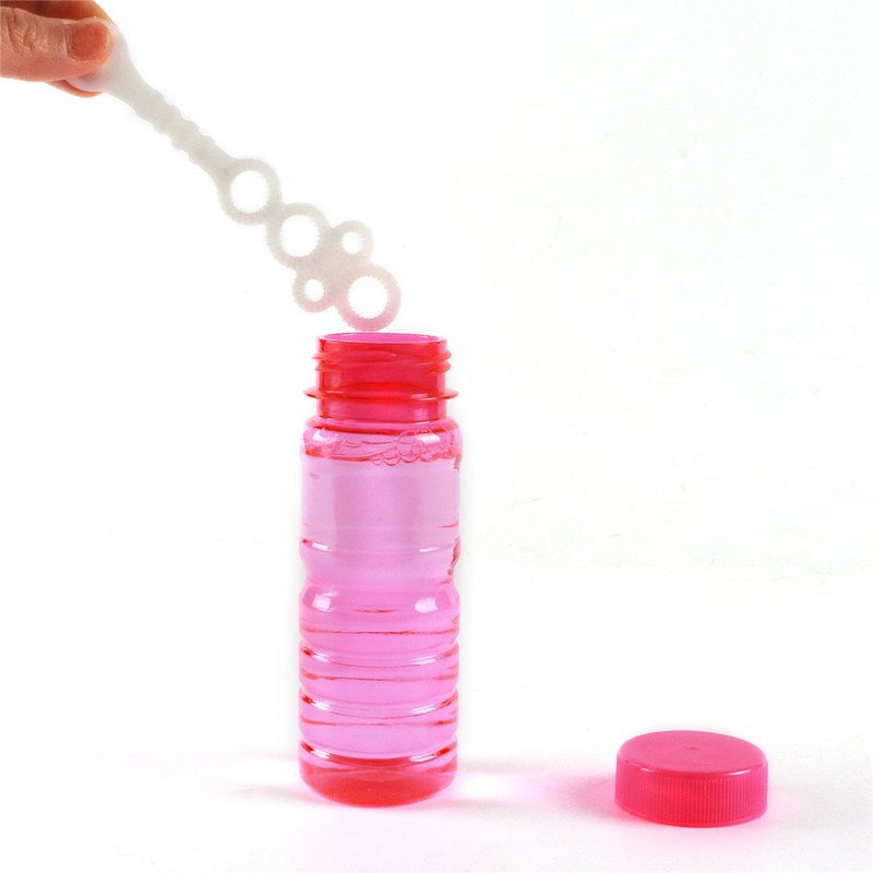 Novelinks 4oz Big Bubble Wands 12 Pack - 14â€™â€™ Blow Bubbles Solution Bubble Blowing Summer Toy for Party Favor Outdoor Activity - Image 4