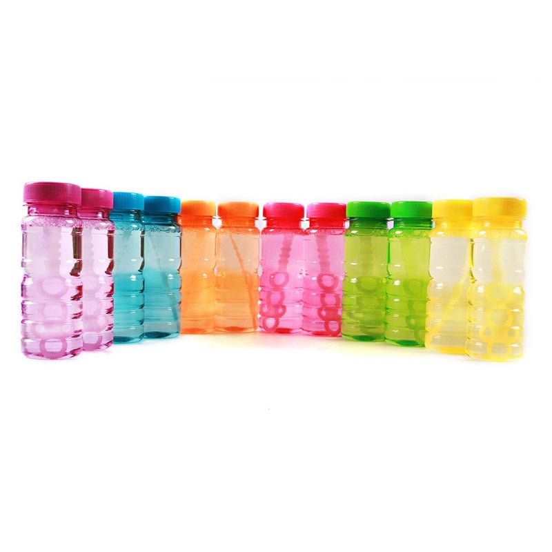 Novelinks 4oz Big Bubble Wands 12 Pack - 14â€™â€™ Blow Bubbles Solution Bubble Blowing Summer Toy for Party Favor Outdoor Activity - Image 3