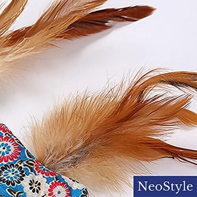 NeoStyle Cat Stick Toy,String Cat Toy,Cat Feather Wand Toy,Cat Interactive Toy,Bell Pole Toy Feather Tease, Cat Toys for Indoor Cats Cat Teaser Cat String Toy (Paper Rope Mouse) - Image 5
