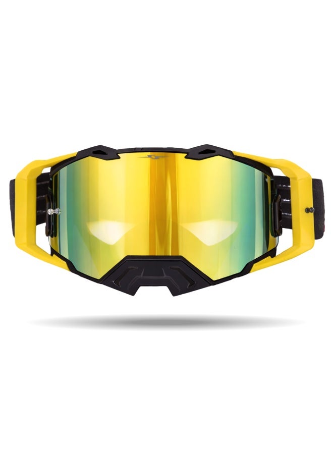 SHARMAX Motorcycle Goggles Photochromic Polarized – Motocross Dirt Bike ATV Riding Glasses with Anti-Fog Lens, UV400 Protection, Roll-Off & Tear-Off System, Helmet Compatible - Image 1