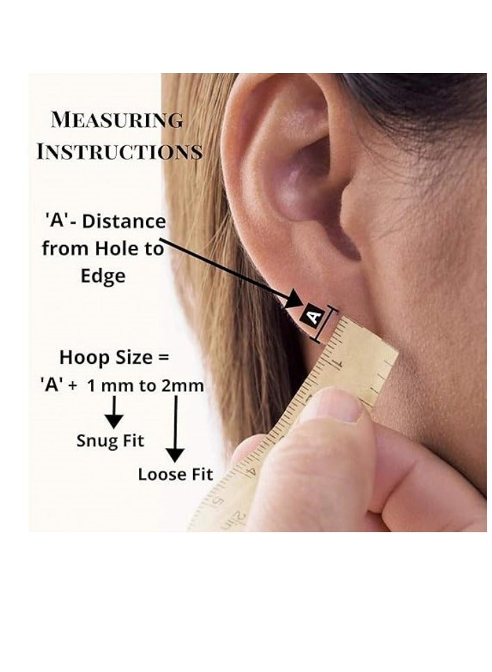 Huggie Hoop Earrings Small Hypoallergenic 14K Gold Plated Huggie Earrings For Women Simple Huggie Tiny Earrings - Image 4