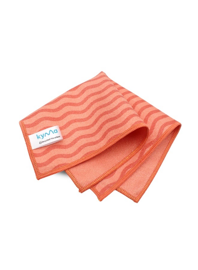 Kyma Bathroom Microfiber Cloth, Fast Drying, Lint-Free & toilet Cloth, Removes Limescale, Water Spots & Soap Residue, Sustainable Microfiber, Reusable & Machine Washable - Image 1