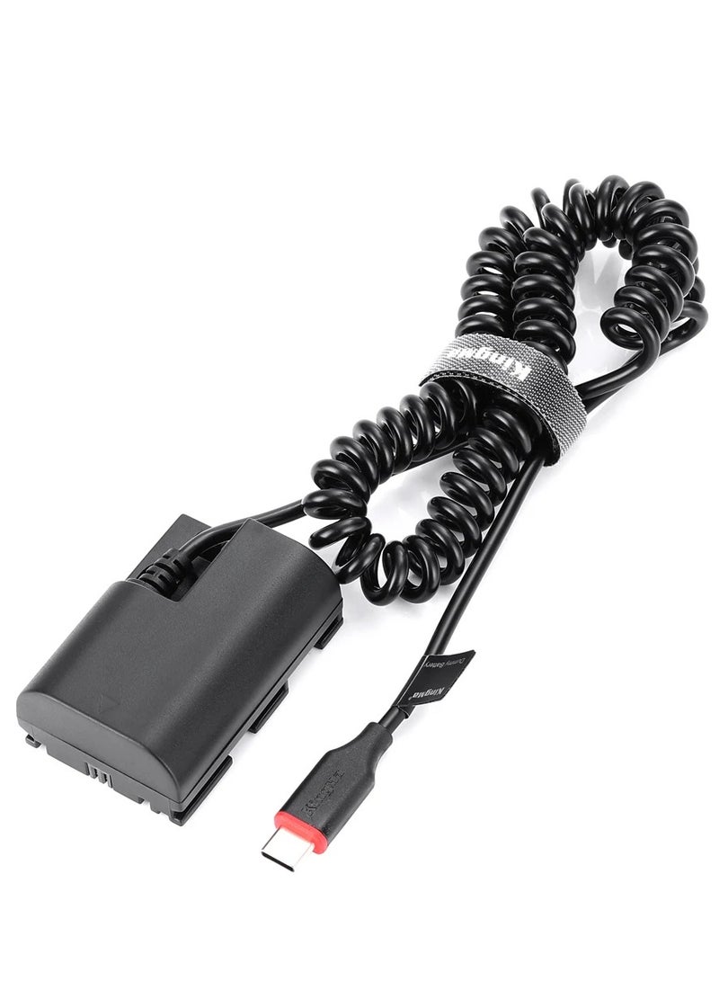 KingMa LP-E6 LP-E6NH USB Type-C Dummy Battery Power Adapter For Canon EOS R5 R6 5DS R 7D 6D 5D3 5D4 90D 80D 70D 60Da Camera - Image 3