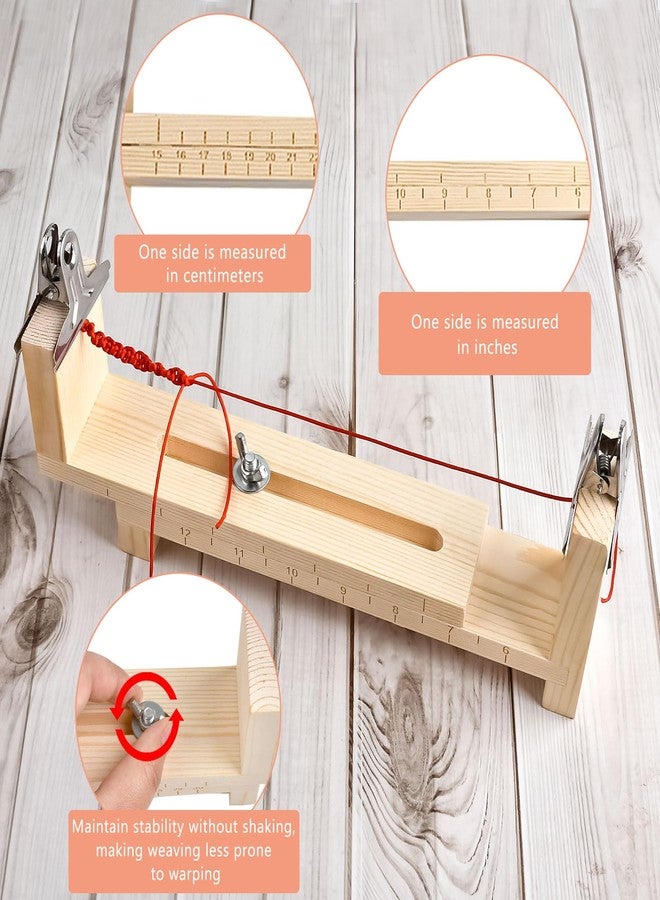 Worldity Paracord Bracelet Jig, Wood Bracelet Maker with 3 Rolls Nylon String for Bracelets, 1.5mm Nylon Bracelet Cord for Jewelry Making, Bracelet Making, Lanyards, Chinese Knot (Black White Red) - Image 4