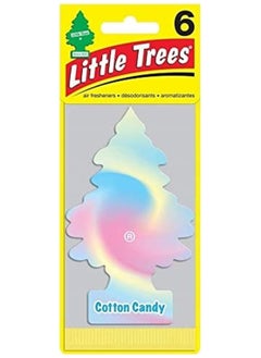 Little Tree Air Freshener (Cotton Piece 6 Pack) Economical Set