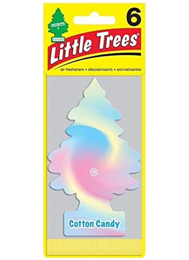 LITTLE TREES - Little Tree Air Freshener (Cotton Piece 6 Pack) Economical Set - Image 1