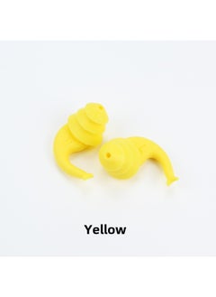 [Arrival] Soundproof Earplugs Anti-noise Sleep Earplugs Anti-water Silicone Earplugs Swimming Earplugs Factory-Color:Yellow-no Packaging