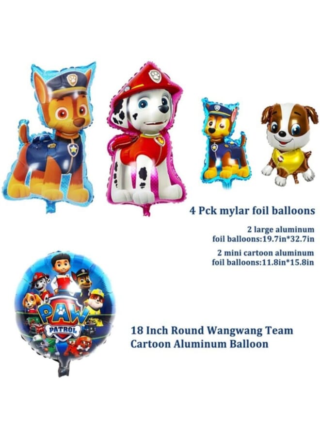 Party Time Paw Patrol Theme Birthday Decoration Kit 46 Pieces - Image 2