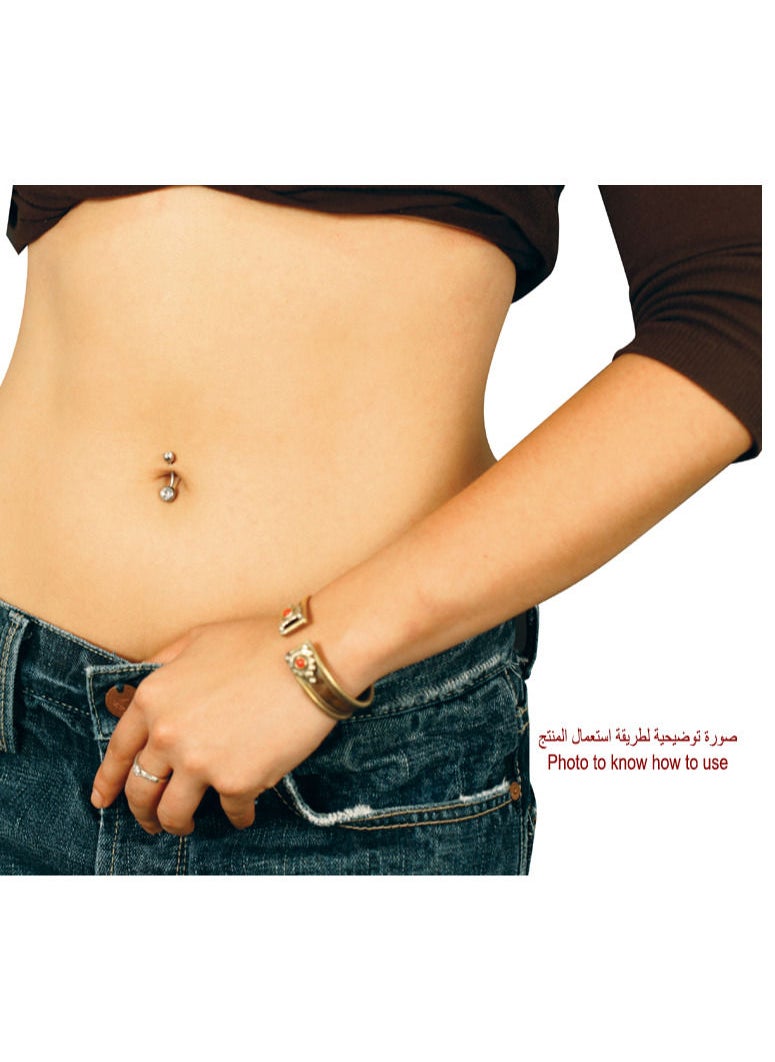 X8 BODY HARDWARE - Stainless Steel Navel Jewel Shape Butterfly Crystal - Image 1