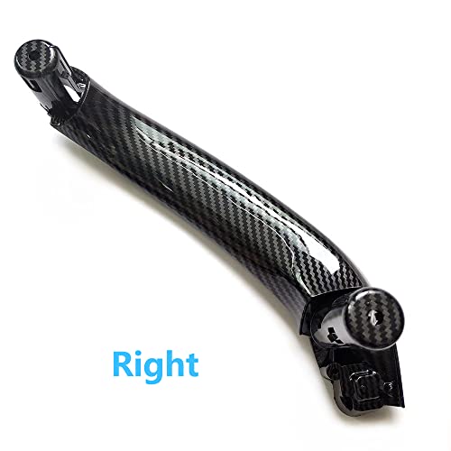 Goodithy 4PCS Front Left Door Armrest Cover Handle Kit Carbon Fiber Interior Driver Side Armrest Panel Inside Inner Handle Trim Replacement for BMW X3 X4 F25 F26 2011 2012 2013 2014 2015 2016 2017 - Image 5