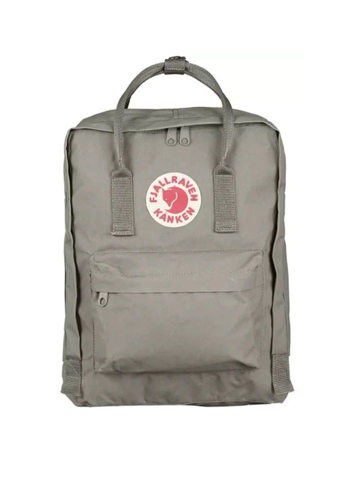 Fjallraven Kanken Classic Casual Backpack School Bag 16 Inches Misty Gray - Image 1