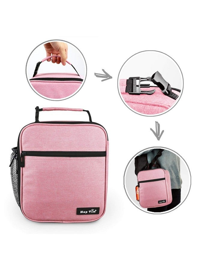 Hap Tim lunchbox for Adult, Insulated Lunch Bag for Women, Reusable Lunch Box, Spacious Lunchbag, Pink (18654-PK) - Image 3