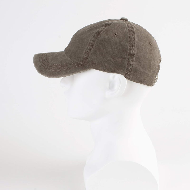 LANGZHEN Unisex Baseball Cap 100% Cotton Fits Men Women Washed Denim Adjustable Dad Hat - Image 4