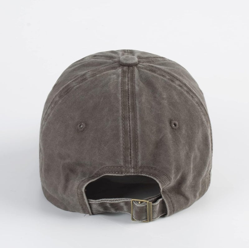 LANGZHEN Unisex Baseball Cap 100% Cotton Fits Men Women Washed Denim Adjustable Dad Hat - Image 3