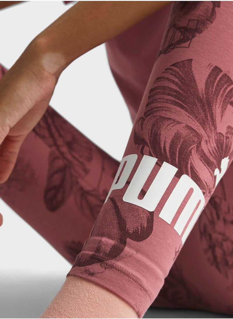 Ess+ Frozen Flower Women Legging