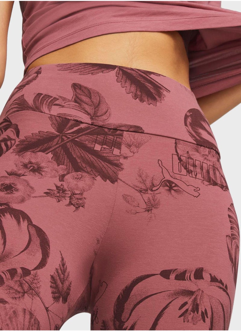 Ess+ Frozen Flower Women Legging