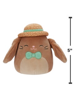 Squishmallows 5 بوصة يونغ الأرنب الشوكولاته، لعبة قماش مرخصة رسميًا من كيلي توي، لعبة ناعمة ملونة، هدية للأطفال، الفتيات والأولاد، لعبة قابلة لغسل لكل الأعمار ملونة  - Image 5