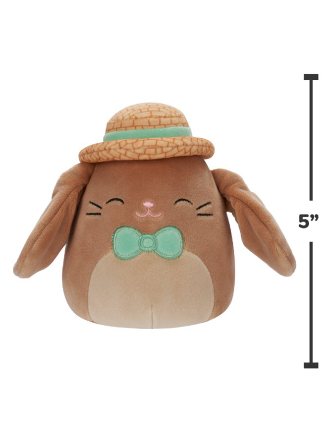 Squishmallows 5 inch Yong the Chocolate Bunny , Officially Licensed Kellytoy Plush Toy, Colorful Soft Toy, Gift for Kids, Girls & Boys Washable Squishy Stuff Toy Multicolor All Age  - Image 5