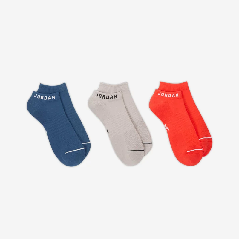 Jordan Multi-Colour Everyday No-Show Socks (3 Pairs)  | Best Price UAE
