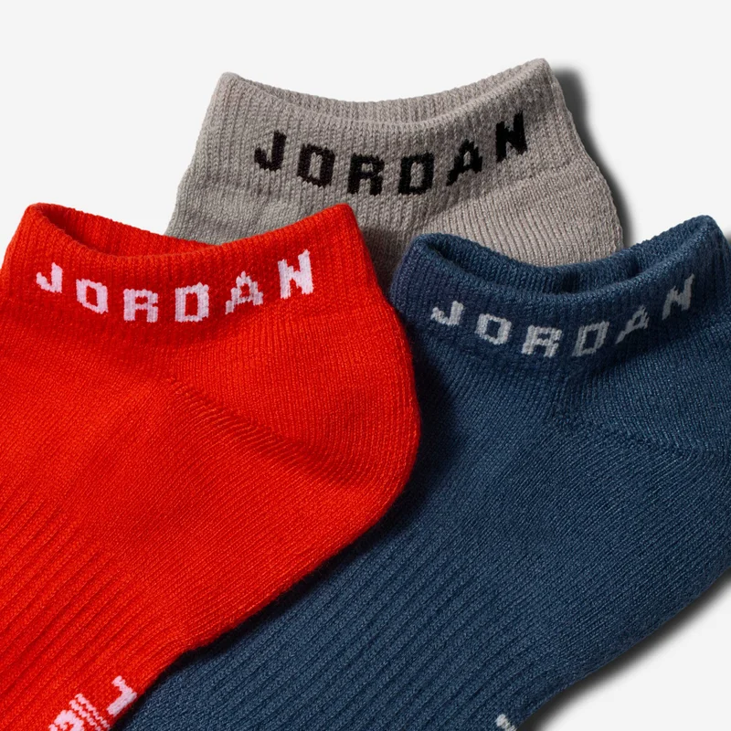 Jordan Multi-Colour Everyday No-Show Socks (3 Pairs)  | Best Price UAE