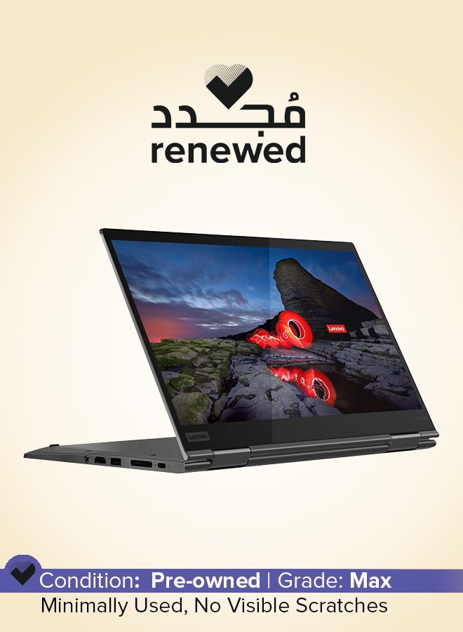 Renewed - Thinkpad X1 Yoga 2 In 1 Laptop 14-Inch TouchScreen Display,Intel Core i7/10th Gen/16GB RAM/512GB SSD/Intel UHD Graphics/Windows 10 Pro English Grey