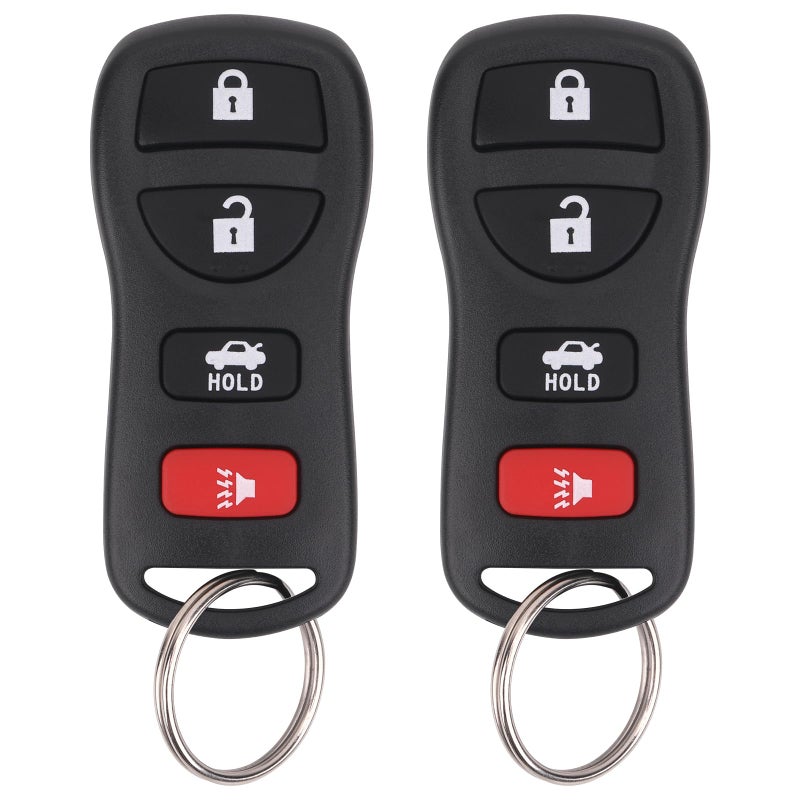 Vurkcy Keyless Entry Remote Control Car Key Fob Compatible with Infiniti EX35 FX35 FX45 I35 G35 QX56 Nissan Altima Armada Maxima Quest Sentra 350Z Replacement for KBRASTU15 Pack of 2 - Image 3