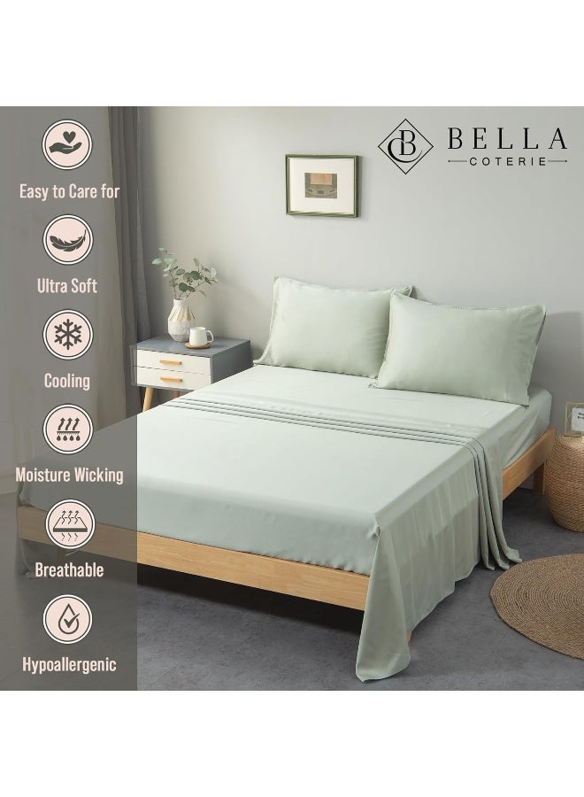 BC BELLA COTERIE Luxury Bamboo King Size Sheet Set  - Image 2