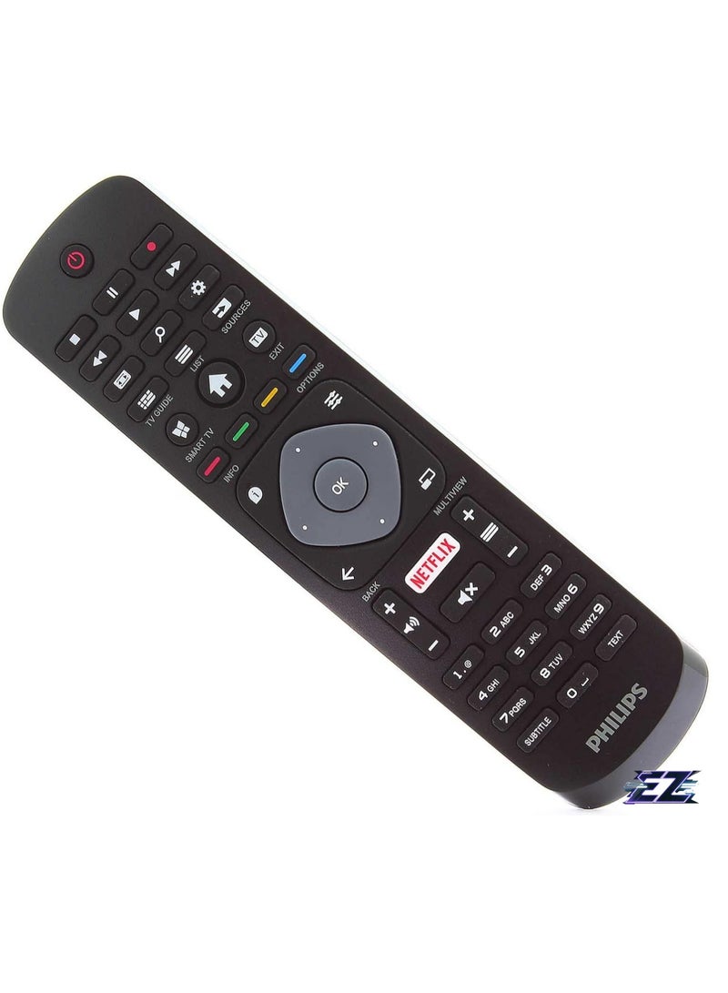 ELTRAZONE Replacement Remote Control Genuine Compatible with Philips TV 43PUS6523/12 32PFS5803/12 32PHT4503/05 65PUS6703/12 65PUS6503/12 55PUS6703/12 55PUS6503/12 Ultra Slim 4K Smart 4K Smart UHD LED with battery - Image 2
