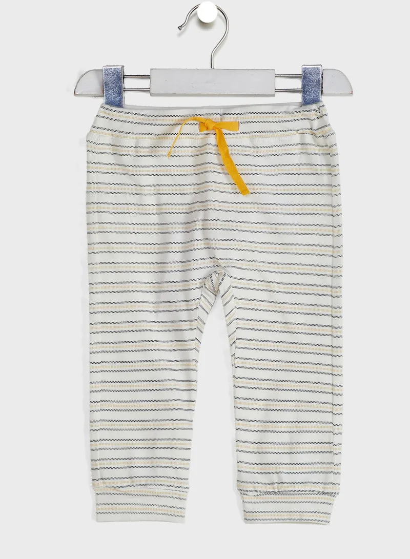 NAME IT Kids Striped Knitted Sweatpants