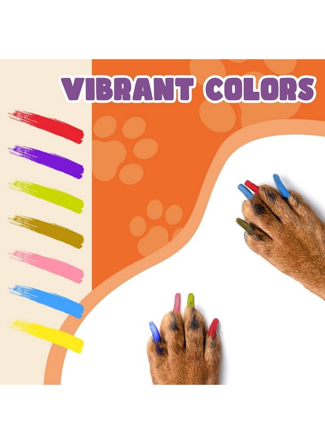 Avont Avont Dog Nail Polish Pen, 7 Colors Dog Nail Polish Pens Quick Dry, Pet Care Pet Nail Polish for Dogs, Dog Safe Nail Polish for Doggie Doggy Puppy Piggy Cats Small Dogs -7 Colors - Image 4