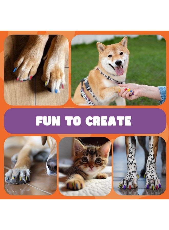 Avont Avont Dog Nail Polish Pen, 7 Colors Dog Nail Polish Pens Quick Dry, Pet Care Pet Nail Polish for Dogs, Dog Safe Nail Polish for Doggie Doggy Puppy Piggy Cats Small Dogs -7 Colors - Image 5