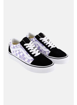 Women Old Skool Lace Up Shoes, Black