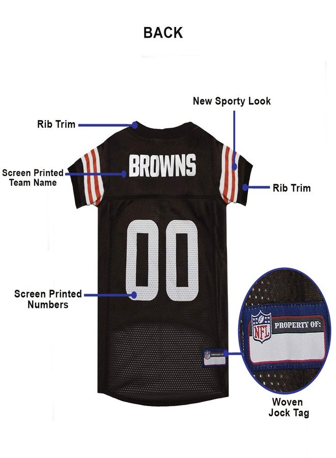 Pets First NFL AFC North Mesh Jersey for Dogs, XX-Large, Cleveland Browns - Image 4