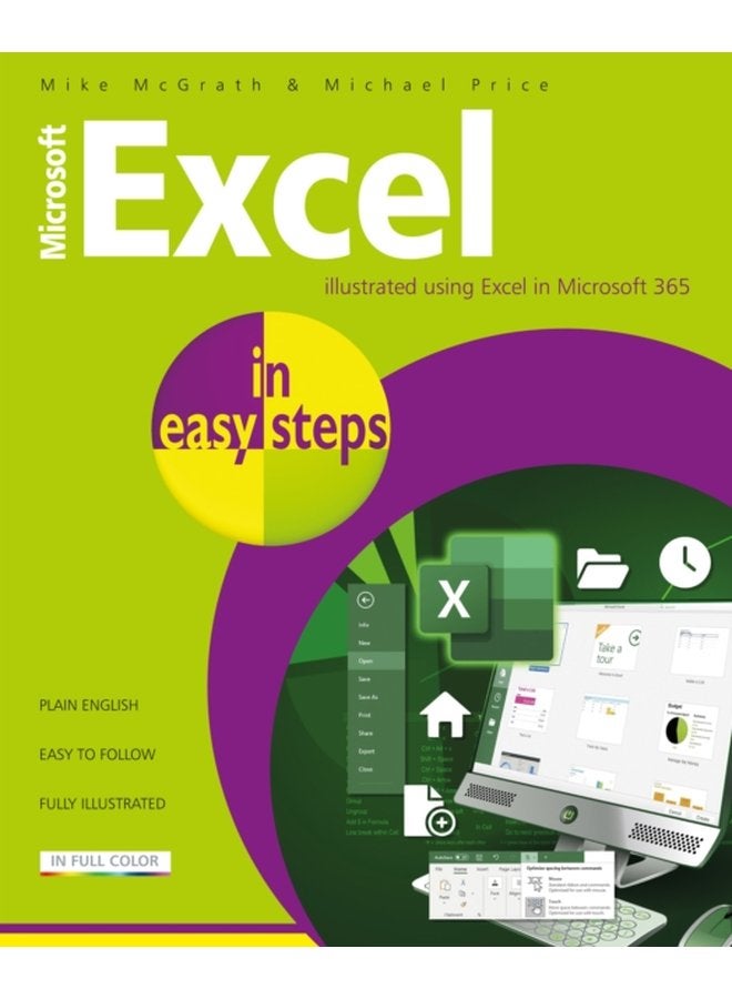 Microsoft Excel in easy steps Illustrated using Excel in Microsoft 365 - Paperback