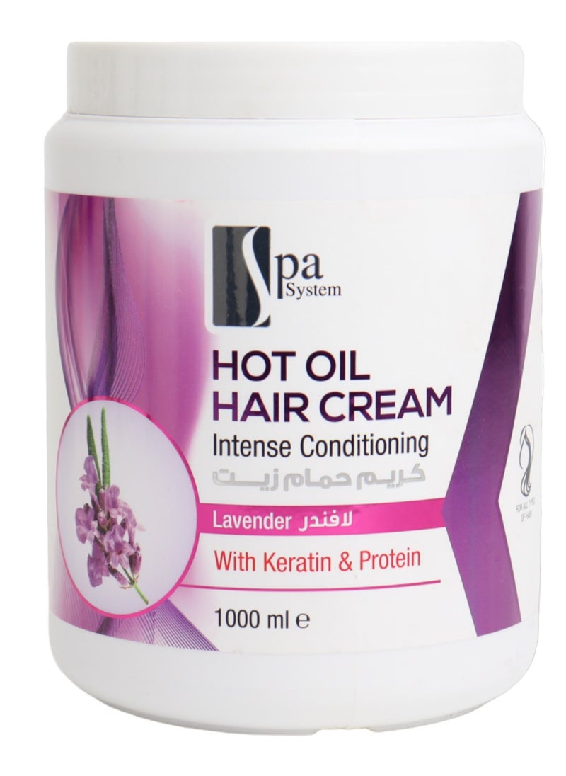 Spa System Hot Oil Hair Cream - Lavender 