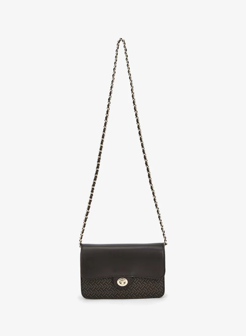 فلورا بيلا من شو إكسبرس Monogram Crossbody Bag With Twist Lock Closure