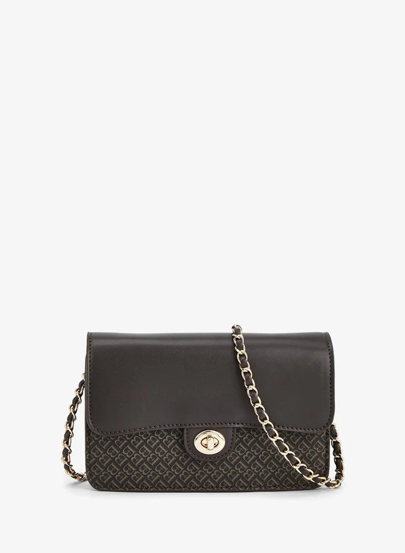 فلورا بيلا من شو إكسبرس Monogram Crossbody Bag With Twist Lock Closure