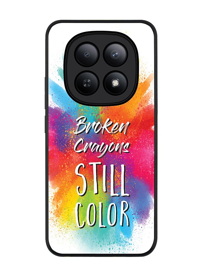 For Xiaomi Redmi Note 15 5G / Poco M8 Case,Slim fit Camera Protection, Shockproof Thin Phone cover  -  Broken Colors