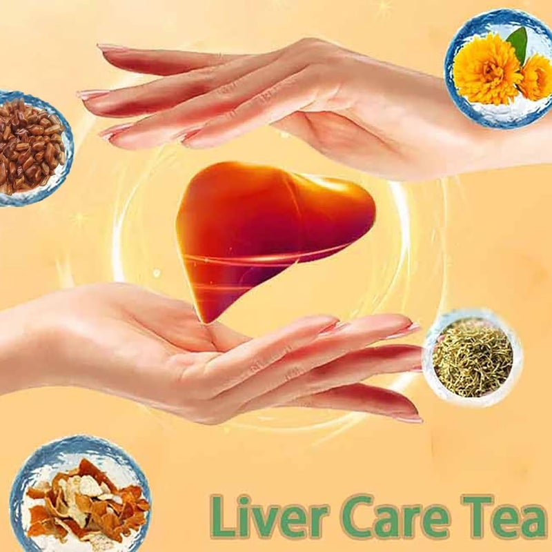 Halpilt Liver Detox Herbal Tea - Organic Dandelion, Chrysanthemum, Cassia Seed, Goji Berry Blend - 100g - Image 3