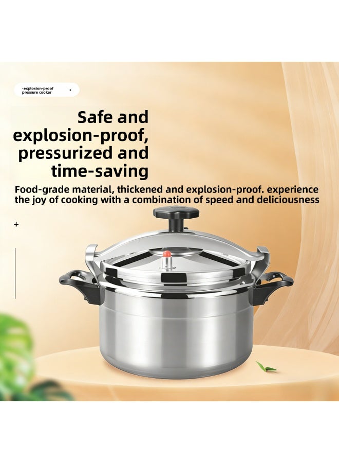 Household aluminum pressure cooker, explosion-proof pressure cooker, large-capacity soup pot, multi-functional stew pot, designed exclusively for gas stoves - Image 3